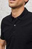 Altınyıldız Classics Siyah Erkek Polo T-Shirt 4A4823200076