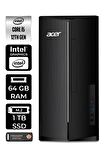 ACER ASPİRE TC1760 i5 12400 64GB RAM 1TB SSD W11HOME DT.BHUEM.005 MASAÜSTÜ PC & PER4 BELLEK