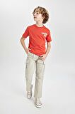 DeFacto Erkek Çocuk Jogger Düz Paça Gabardin Pantolon B5924A824SPBG732