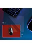 MP05 - 22x18 Small Kırmızı Gaming Mousepad | Kaymaz Taban, Oyuncu Gamepad, Ev, Ofis, Oyun