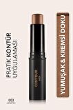 Flormar Yumuşak Dokulu Stik Kontür (KOYU TON) - Stick Contour - 003 Medıum Deep - 8690604554874