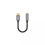 Baseus Type-C Male to 3.5mm Female Adapter L54 Deep Grey