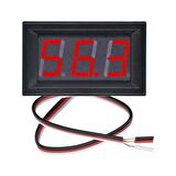 0.56 inch 0-100V DC 3 Kablolu Dijital Panel Kırmızı Voltmetre Düşük Kalite