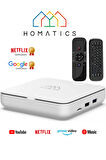 Homatics Box R 4k Lisanslı Media Player | 2gb Ddr Ram - 32gb Emmc | Android Tv Box + M8 Air Mouse Kumanda