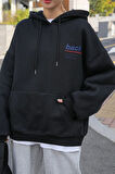 Unisex Back Baskılı Oversize Kapşonlu Sweatshirt