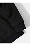 Unisex New Moment Baskılı Oversize Kapşonlu Sweatshirt