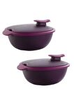 Tupperware Elegant 2 Li Mor Termos Tencere 2,25lt