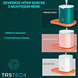 2 LİTRE ODA HAVA NEMLENDİRİCİ HUMUDİFİER AROMA THERAPY KOKU BUHAR MAKİNESİ