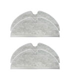 Xiaomi Vacuum Mop 2 Uyumlu 4 Adet Mop-Tam Yüzey Mikrofiber