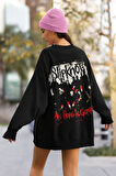 All Hope Is Gone Yazılı Unisex Oversize Slipknot Müzik Grubu Sweatshirt