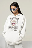 Monkey D. Luffy Baskılı Unisex Oversize Anime Hoodie