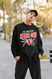 The Amazing Spider-Dad Yazılı Unisex Oversize Örümcek Adam Temalı Sweatshirt