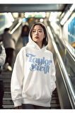 Taylor Swift Baskılı Unisex Oversize Şarkıcı Hoodie