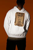 Reward Sub-Zero Wanted Baskılı Unisex Oversize Anime Hoodie