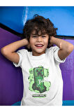 Creeper Baskılı Unisex Oyun Çocuk Tişört (1-12 YAŞ)