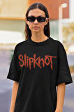 Slipknot Müzik Grubu Baskılı Unisex Oversize Tişört