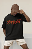 Slipknot Müzik Grubu Baskılı Unisex Oversize Tişört