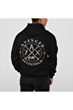 Avenged Sevenfold Baskılı Unisex Oversize Müzik Grubu Rock Metal Hoodie