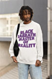 Black Sabbath Master Of Reality Yazılı Unisex Oversize Rock Metal Sweatshirt