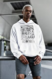 The Beatles Müzik Grubu Baskılı Unisex Oversize Hoodie