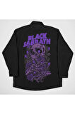 Black Sabbath Müzik Grubu Baskılı Unisex Gömlek