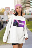 Omen Karakter Baskılı Unisex Oversize Vallorant Sweatshirt