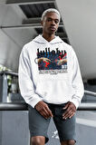 Lullaby Tasarım Baskılı Unisex Oversize Hoodie
