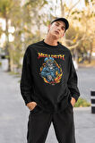 Megadeth Baskılı Unisex Oversize Rock Metal Müzik Grubu Sweatshirt