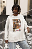 Efsane Boksör Muhammed Alii Baskılı Unisex Oversize Sweatshirt