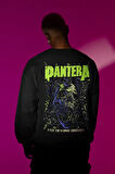 Pantera Rock Metal Müzik Grubu Baskılı Unisex Oversize Sweatshirt