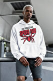 The Amazing Spider-Dad Baskılı Unisex Oversize Örümcek Adam Hoodie