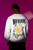 Wolverine Baskılı Unisex Oversize Dc Film Karakter Sweatshirt