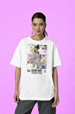 The Eras Tour Taylor Swift Konser Baskılı Unisex Tişört, Oversize Şarkıcı Tişört