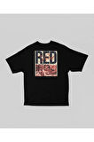 Taylor's Version Red Baskılı Unisex Tişört, Oversize Şarkıcı Taylor Swift Tişört