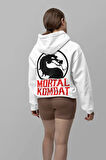 Mortal Kombat Baskılı Unisex Oversize Anime Hoodie