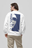 Billie Eilish Lunch Baskılı Unisex Oversize Şarkıcı Sweatshirt