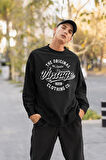 The Original Vintage Clothing Yazılı Unisex Oversize Sweatshirt