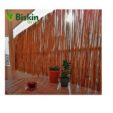 2 Metre x 2 Metre Reed Fence UV Misina İpli Doğal Bambu Kamış Çit - Bahçe, Balkon, Hasır Çit, Gölgelik Dekor