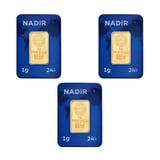 1 gr 24 Ayar Nadir Gram Altın 3'lü