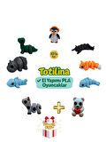 10'lu set (penguen kedi tilki yunus ayı inek köpek balığı…)