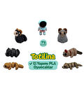 7'li set (astronot koç su samuru köpek gergedan koç…)