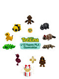 10'lu set (goril hipopotam su samuru köpek hindi flamingo timsah…)