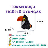 7'li set (tukan kuşu fok su samuru tırtıl ejderha örümcek yarasa…)