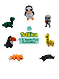 7'li set (penguen iskelet zürafa kedi tilki tukan kuşu dinozor…)