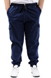 Mode XL Büyük Beden Erkek Kot Jogger Kargo Cepli TORONTO 23917 Lacivert