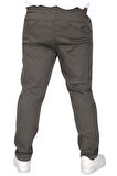 Mode XL Büyük Beden Erkek Pantolon Gabardin Düz Paça Jogger Everest 21929 Haki