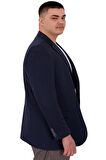 Mode XL Büyük Beden Erkek Ceket Blazer Diago 23027 Indigo