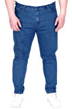 Mode XL Büyük Beden Erkek Pantolon Kot Klasik 21920 Indigo