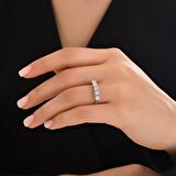 0.92ct Pırlanta Beştaş Yüzük-18k