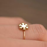 14k Altın Kar Tanesi Yüzük